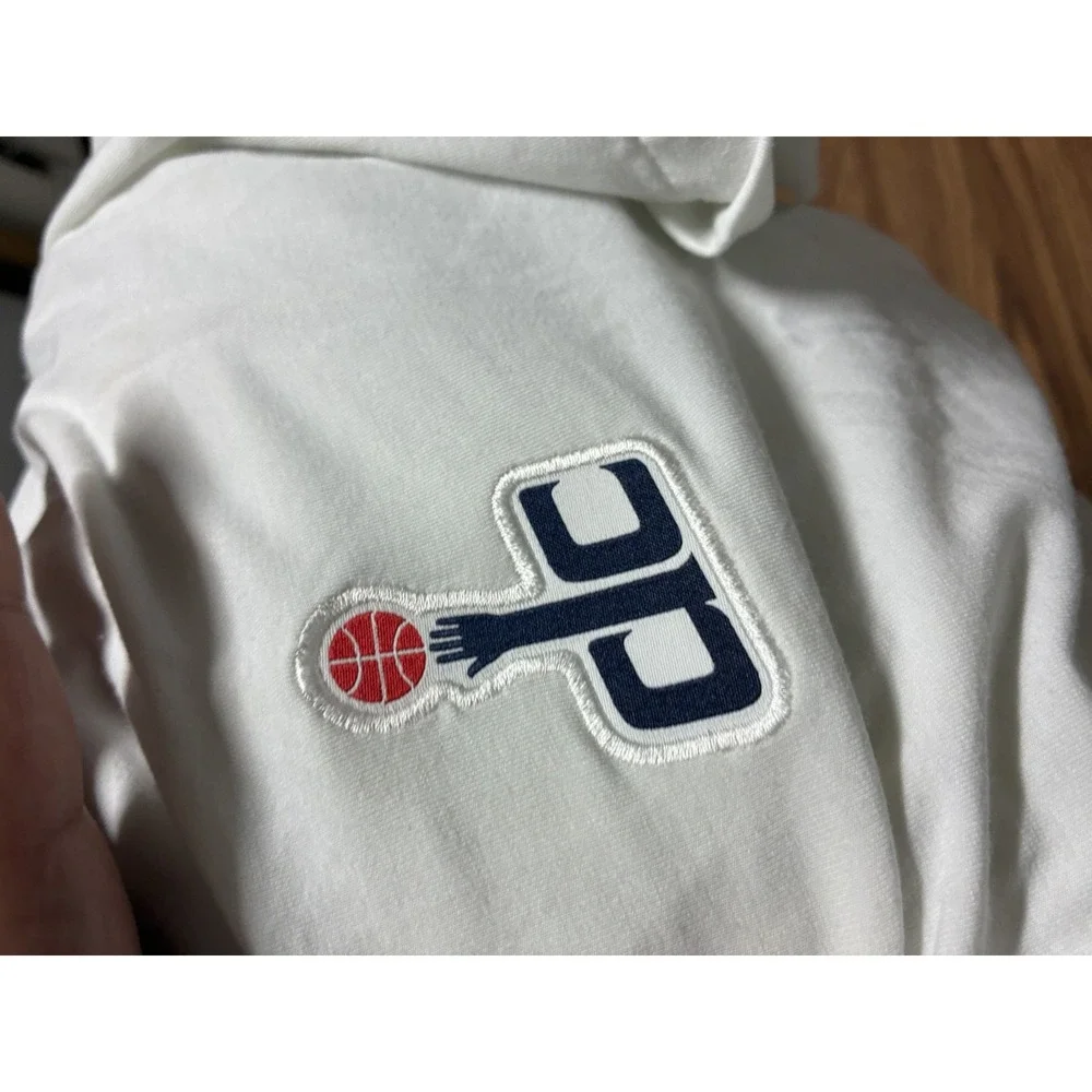 #M125 Washington Wizards Nike Dri Fit Men XL Polo Shirt NBA White DC Logo Golf